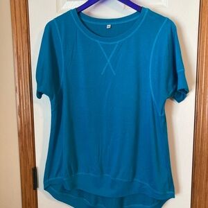 Blue Relaxed Short Sleeve Tee
